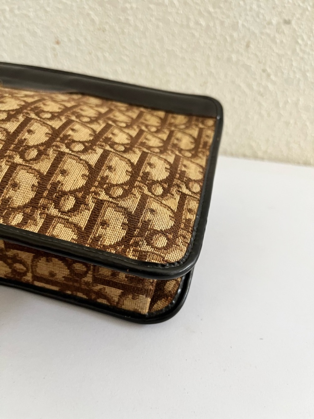 Dior Monogram Canvas Clutch in Brown - Picture 7 of 13